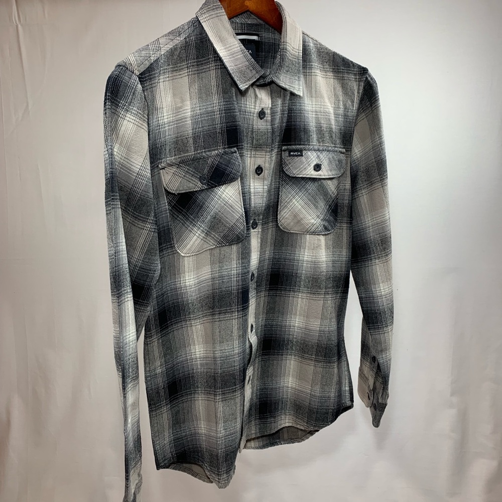 Button down shirt. Flannel.